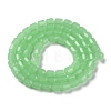 Imitation Jade Glass Bead Strands GLAA-G112-02B-2