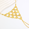 Brass Layered Link Ring Bracelets for Women GT6383-2-2