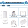 24Pcs Transparent Glass Roller Ball Bottles with Plastic Cover DIY-BC0006-47-2