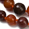 Dyed & Heated Natural Agate Graduated Beads Strands GG-CBA007A-D11-01A-4
