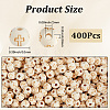 400Pcs Natural Round Wood Beads WOOD-PA0001-49-2