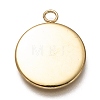304 Stainless Steel Pendant Cabochon Settings X-STAS-Z030-01B-G-2