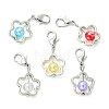 50Pcs Transparent Acrylic Pendant Decorations HJEW-JM04824-3