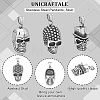 Unicraftale 3Pcs 3 Style 304 Stainless Steel Pendants STAS-UN0037-56-4