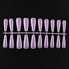 Solid Color Plastic Seamless Toe False Nail MRMJ-R106-TBL025-1