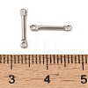 Non-Tarnish 304 Stainless Steel Connector Charms STAS-Q323-04C-P-3