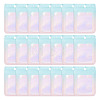 60Pcs Rectangle Glitter Holographic Plastic Resealable Packaging Bags ABAG-TA0001-97A-03-2