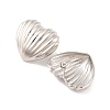 Brass Stud Earrings for Women EJEW-U015-07P-03-2