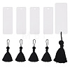 6Pcs Blank Kraft Paper Bookmark AJEW-TADJ0001-31F-1