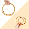 4Pcs 2 Colors Bamboo Bag Handle WOOD-CA0001-30-3