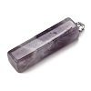 Natural Amethyst Big Pendants G-F820-03P-08-2