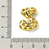 Rack Plating Brass Cubic Zirconia Pendants KK-S378-02G-Z-3