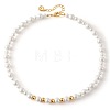 Vintage Shell Pearl Round Beaded Collar Necklaces for Women CD1286-6
