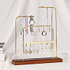 Rectangle Iron Jewelry Display Stands ODIS-F001-04G-1