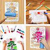 PET Hollow Out Drawing Painting Stencils DIY-WH0421-0039-4