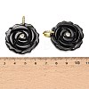 Natural Obsidian Pendants GG-CBA4625-05G-01-3