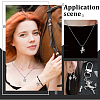 24Pcs Alloy European Dangle Charms PALLOY-PH01870-5