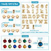 DIY Birthstone Jewelry Making Finding Kit FIND-TA0002-12-11