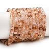 Natural Hematoid Quartz/Ferruginous Quartz Heishi Beads Strands G-A299-A19-01-2