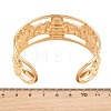 Summer Beach 304 Stainless Steel Open Cuff Bangles for Women SA-CBA9AC8-02C-G-2