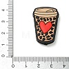 Coffee Theme Silicone Beads SL-CBACE28-01D-3