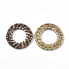 Handmade Reed Cane/Rattan Woven Linking Rings WOVE-T006-010A-2