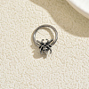 304 Stainless Steel Halloween Spider Hoop Nose Rings for Men Women AC7796-5