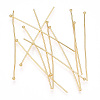 Brass Ball Head Pins X-KK-G331-10-0.8x50-1