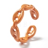 Spray Painted Brass Cuff Rings RJEW-H545-03-4
