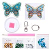 DIY Diamond Painting Keychain Kits DIAM-PW0010-70K-1