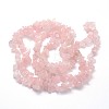 Natural Rose Quartz Beads Strands X-G-O049-B-36-2