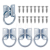 4Pcs Iron Fixed Buckle AJEW-GA0010-95-1