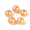 UV Plating Opaque Acrylic Beads SACR-Q005-01D-1