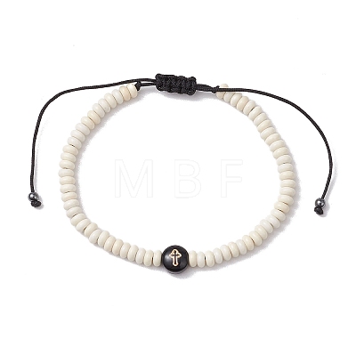 Adjustable Nylon Cord Braided Bead Bracelets for Men BJEW-JB11295-03-1