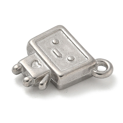 Anti-Tarnish 304 Stainless Steel Pendants STAS-Q334-14P-1