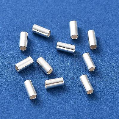 925 Sterling Silver Spacer Tube Beads STER-Z006-02A-S-1