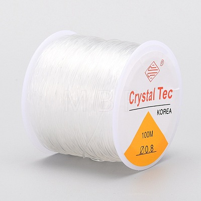 Round Crystal Elastic Stretch Thread EW-Z001-C03-0.8mm-1