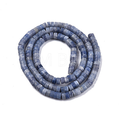 Natural Blue Aventurine Beads Strands G-N326-146-B01-1