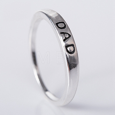 Father's Day Alloy Finger Rings WG0D677-02-1