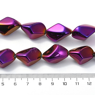 Full Plated Electroplate Glass Beads Strands EGLA-E060-01A-FP03-1