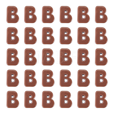 Opaque Acrylic European Beads OACR-TAC0019-006B-1