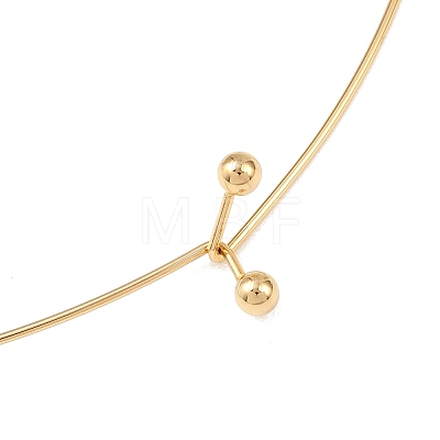 304 Stainless Steel Choker Necklaces NJEW-O094-12G-1