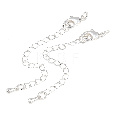 Brass Curb Chain Extender KK-L265-03S-1