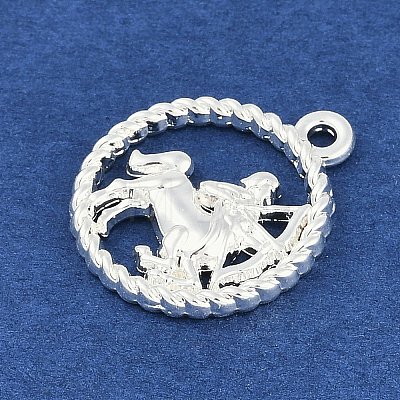 Twelve Constellations Alloy Pendants PALLOY-Q006-01D-S-1