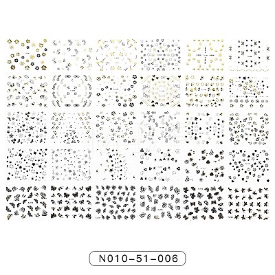 Nail Art Stickers MRMJ-N010-51-006-1