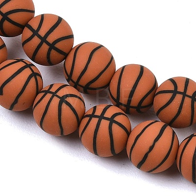 Handmade Polymer Clay Beads Strands PY-CBAEC33-01K-1