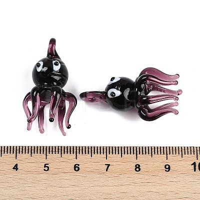 Handmade Lampwork Pendants LAMP-I029-01B-1