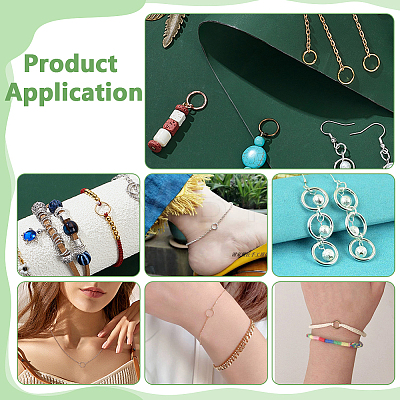 440Pcs 3 Colors Alloy Soldered Closed Jump Rings KK-PH0015-66-1