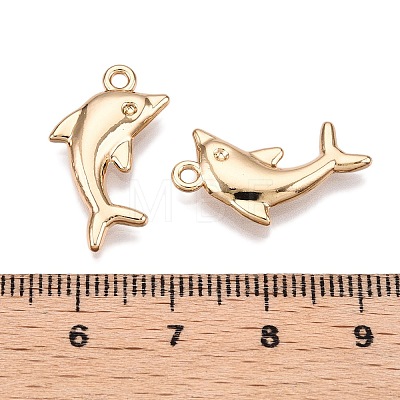 Rack Plating Alloy Pendants FIND-N005-06G-1