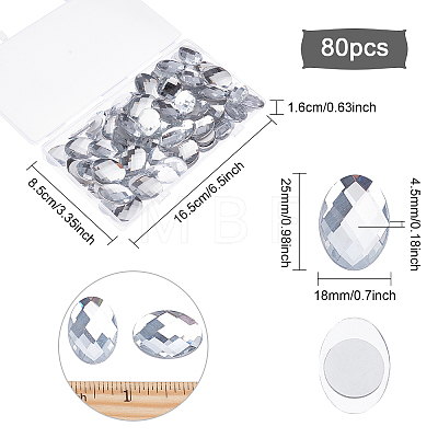 Fingerinspire 80Pcs Extra Large Jewelry Sticker TACR-FG0001-10A-1
